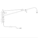 Steinhauer Lampadaire ELEGANT CLASSY E27 IP20, gradable