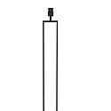 Steinhauer floor lamp STANG E27 IP20, dimmable