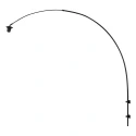 Steinhauer Luminaire mural SPARKLED LIGHT à 1 flamme E27 IP20, noir gradable