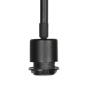 Luminaire mural BLOEBA à 1 flamme E27 IP20, noir gradable