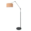 Steinhauer Lampadaire PRESTIGE CHIC à 1 flamme E27 IP20, noir gradable