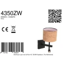 Steinhauer Luminaire mural STANG E27 IP20, gradable