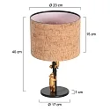 anne light & home Lampe de table ANIMAUX E27 IP20, gradable