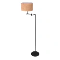 Mexlite Lampadaire BELLA à 1 flamme E27 IP20, noir gradable