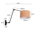 Steinhauer Lampe de table PRESTIGE CHIC E27 IP20, gradable