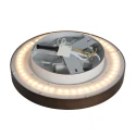 Steinhauer ceiling luminaire FLADY IP20, dimmable