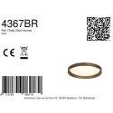 Steinhauer ceiling luminaire FLADY IP20, dimmable