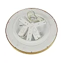 Steinhauer ceiling luminaire FLADY IP20, dimmable