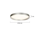 Steinhauer Luminaire de plafond FLADY à 2 flammes IP20, acier gradable