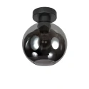 Mexlite ceiling luminaire SFERIO 1 flame E27 IP20, black dimmable