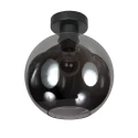 Mexlite ceiling luminaire SFERIO 1 flame E27 IP20, black dimmable