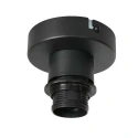 Mexlite ceiling luminaire SFERIO 1 flame E27 IP20, black dimmable