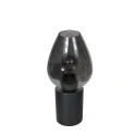 Mexlite table lamp DROVIA 1 flame E27 IP20, black dimmable