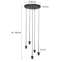 Mexlite pendant luminaire HALOSWAP E27 IP20, dimmable