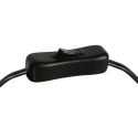 anne light & home wall luminaire MAZE 1 flame E27 IP20, wood, black dimmable