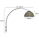 Steinhauer Luminaire mural SPARKLED LIGHT E27 IP20, gradable