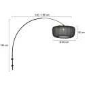 Steinhauer Luminaire mural SPARKLED LIGHT E27 IP20, gradable