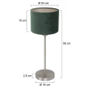 Mexlite Lampe de table NOOR E27 IP20, gradable