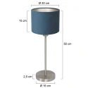Mexlite Lampe de table NOOR E27 IP20, gradable