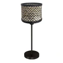 Mexlite Lampe de table NOOR à 1 flamme E27 IP20, noir gradable