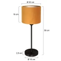 Mexlite table lamp NOOR E27 IP20, dimmable