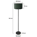 Mexlite floor lamp NOOR E27 IP20, dimmable