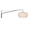 Steinhauer wall luminaire VELA LINO 1 flame E27 IP20, black dimmable