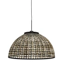 Steinhauer Luminaire à suspension NOX LIGHT à 1 flamme E27 IP20, noir gradable
