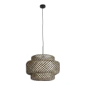 Luminaire à suspension NOX LIGHT à 1 flamme E27 IP20, noir gradable