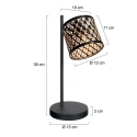 Mexlite Lampe de table SUMBA E14 IP20, gradable