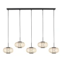 anne light & home Luminaire à suspension SILVA E27 IP20, gradable