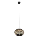 Luminaire à suspension NOX LIGHT à 1 flamme E27 IP20, noir gradable