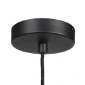 Mexlite Luminaire à suspension NOX LIGHT à 1 flamme E27 IP20, noir gradable