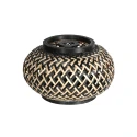 Mexlite Luminaire à suspension NOX LIGHT à 1 flamme E27 IP20, noir gradable