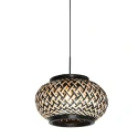 Mexlite Luminaire à suspension NOX LIGHT à 1 flamme E27 IP20, noir gradable