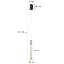 Steinhauer pendant luminaire ALISIO IP20, dimmable