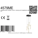 Steinhauer pendant luminaire ALISIO IP20, dimmable