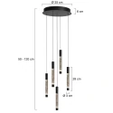 Steinhauer Luminaire à suspension ALISIO IP20, gradable