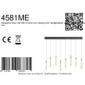 Steinhauer Luminaire à suspension ALISIO IP20, gradable