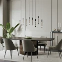Steinhauer pendant luminaire ALISIO IP20, dimmable