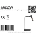 Steinhauer Lampe de table ALISIO IP20, gradable