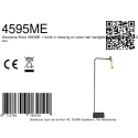 Steinhauer Lampadaire ALISIO IP20, gradable