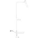 Steinhauer Lampadaire ALISIO IP20, gradable