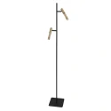 Steinhauer Lampadaire ALISIO à 2 flammes IP20, laiton gradable