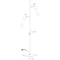 Steinhauer Lampadaire ALISIO IP20, gradable