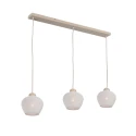 anne light & home pendant luminaire TRAVINO 3 flames E27 IP20, creme dimmable