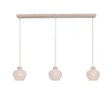 anne light & home pendant luminaire TRAVINO 3 flames E27 IP20, creme dimmable