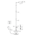 Mexlite floor lamp GLOWGO IP20, dimmable