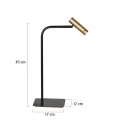 Mexlite Lampe de table LUMO IP20, gradable