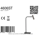 Mexlite Lampe de table LUMO IP20, gradable